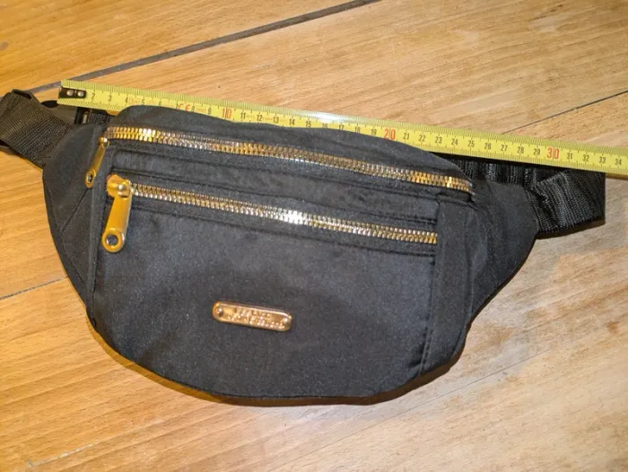 Sac banane noir et doré - photo numéro 3