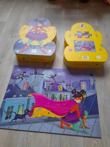 Puzzle fille djeco super star danseuse 4+ 36 pièces fille presque neuf