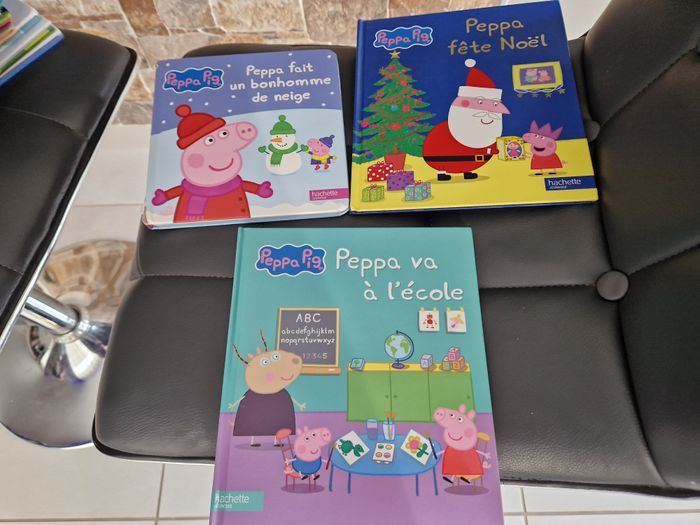 3 livres peppa pig