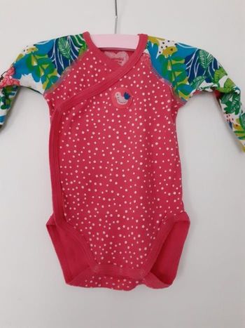 Bodies fille rose 3 mois Catimini