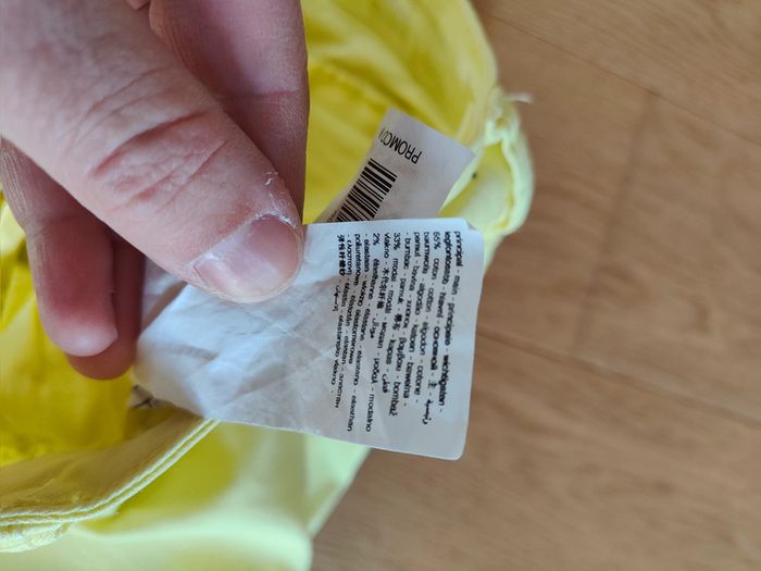 Pantalon Promod jaune clair - photo numéro 5