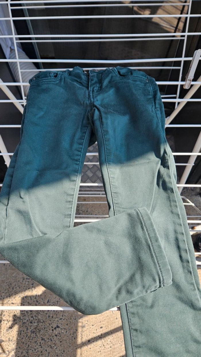 Jean Monoprix vert - photo numéro 2