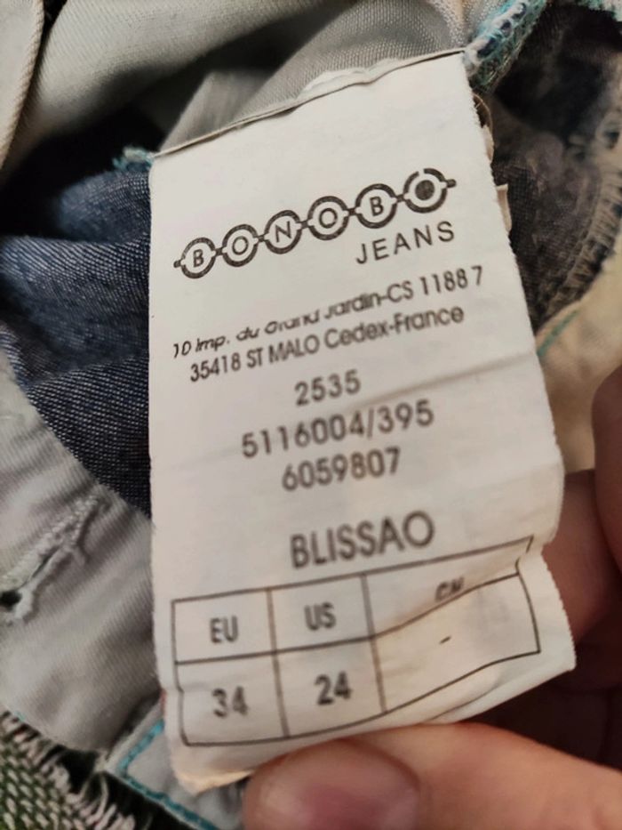 Short en jean bonobo 34 - photo numéro 4