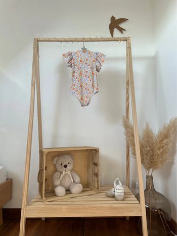 Maillot de bain fleuris fille