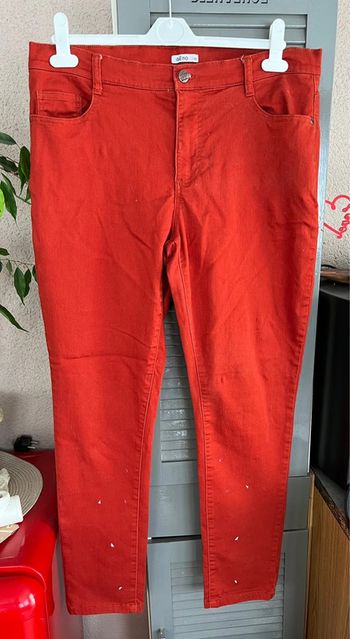 pantalon rouille fantaisie