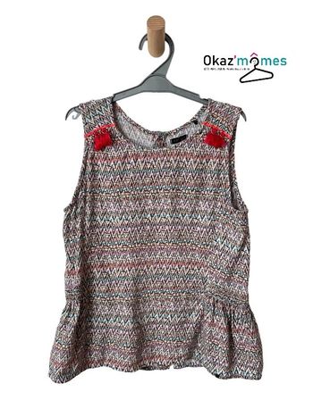 Blouse sans manche légère et fluide, multicolore - IKKS 10-12 ans