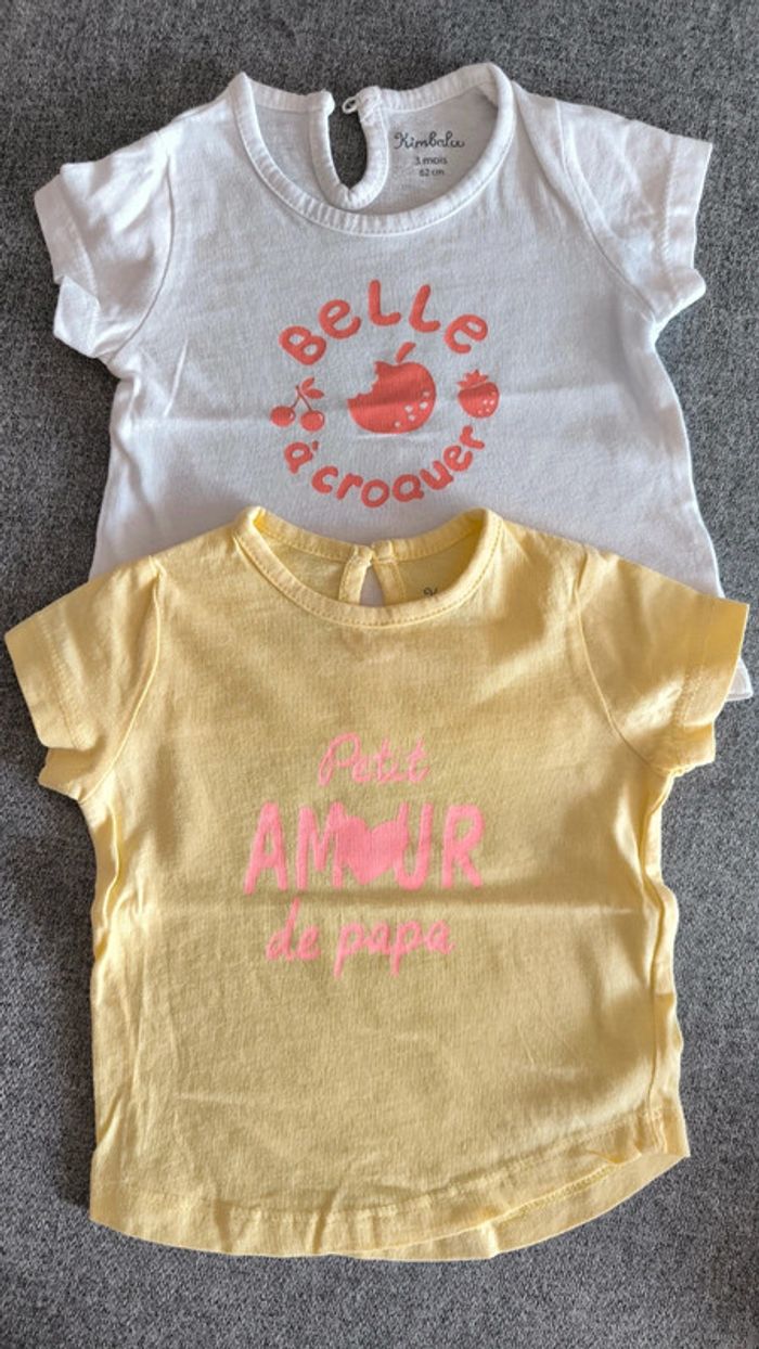Lot de tee shirts manches courtes - photo numéro 3
