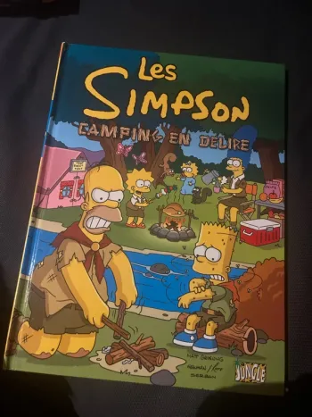 Bande dessinée les Simpson 1 camping en délire