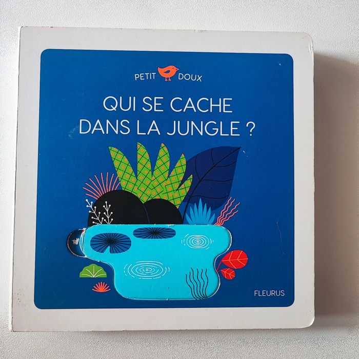 Livre cache cache "qui se cache dans la jungle"