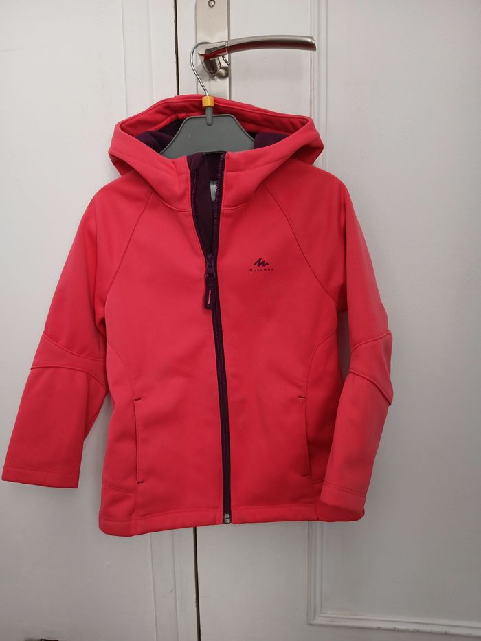 Veste polaire deperlante avec capuche et poches