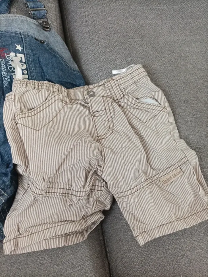 Lot salopettes shorts - photo numéro 2