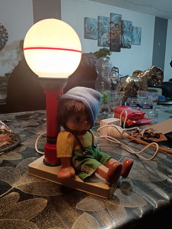 Lampe de Chevet Vintage "Pinocho" - Marque DALBER