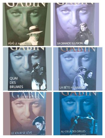 Lot de 20 DVD avec Jean Gabin 