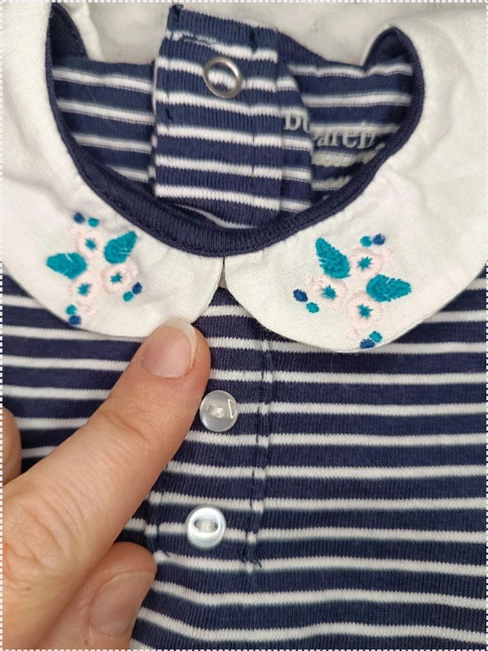 đž Body Manches Longues HabillĂ© Du Pareil Au MĂȘme â 9 mois đž - photo numĂ©ro 4