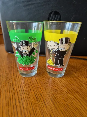 lot 2 verres monopoly 