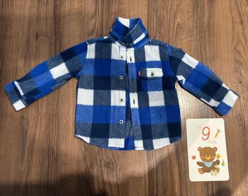 Chemise polaire pour bébé taille 9 mois