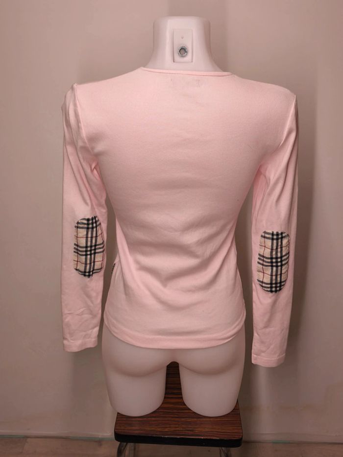 Pull Burberry London Femme Taille M Rose - photo numéro 2