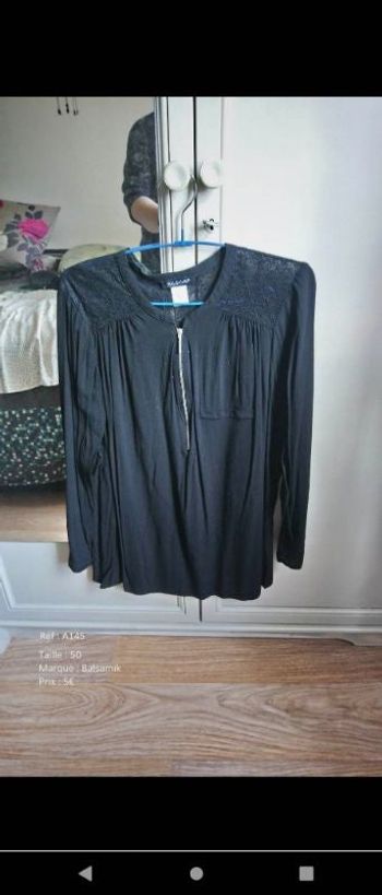 Blouse, Manches longues