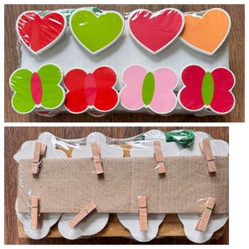 Guirlande attache-photos multicolore Vert Baudet