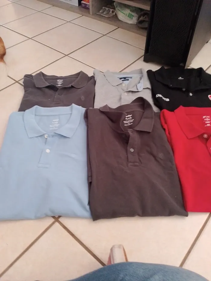 Lot de 6 polos - Taille XXL - photo numéro 5