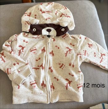 Veste petit ourson 