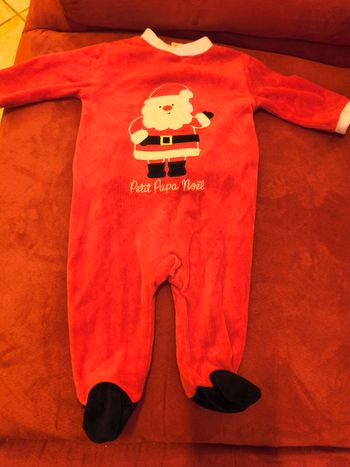 Pyjama chaud de Noël 3 mois