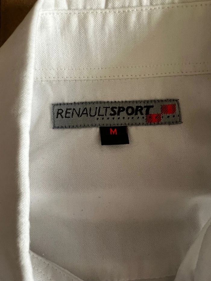Chemise blanche Renault sport taille M - photo numéro 2