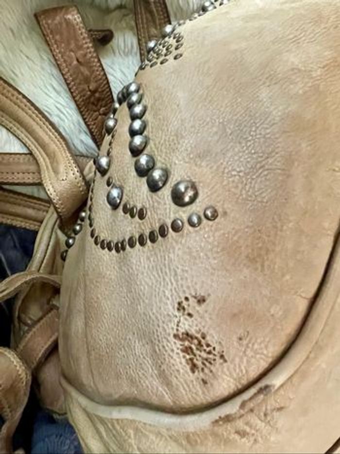 Zadig&voltaire sac cabas cuir à motifs cloutés 🌺 - photo numéro 9