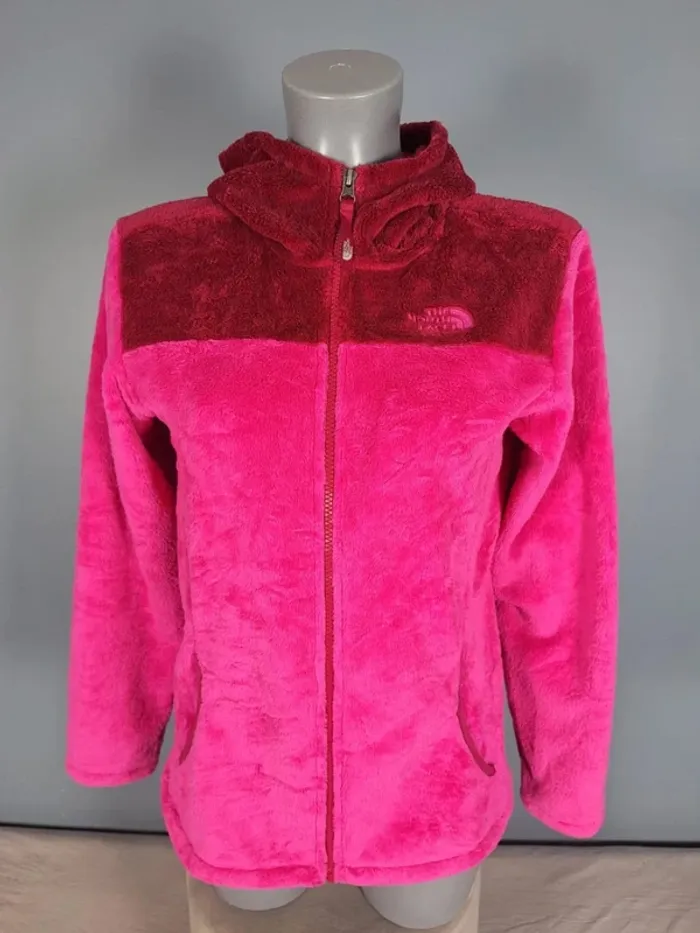 Veste polaire The North Face fille XL – Rose & bordeaux – à capuche (613)