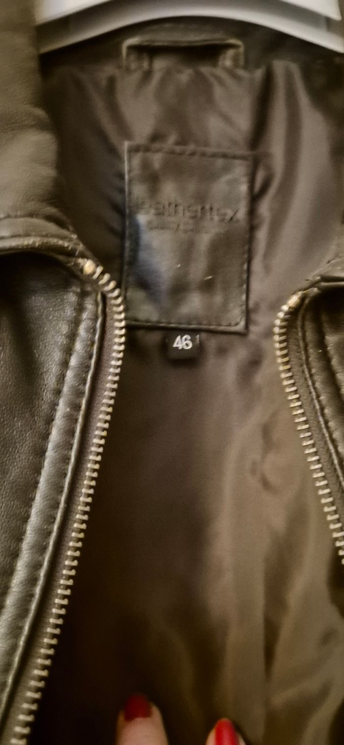 Blouson cuir véritable femme - photo numéro 3