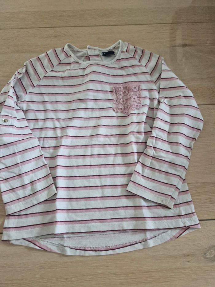 T-shirt manche longue fille 4 ans