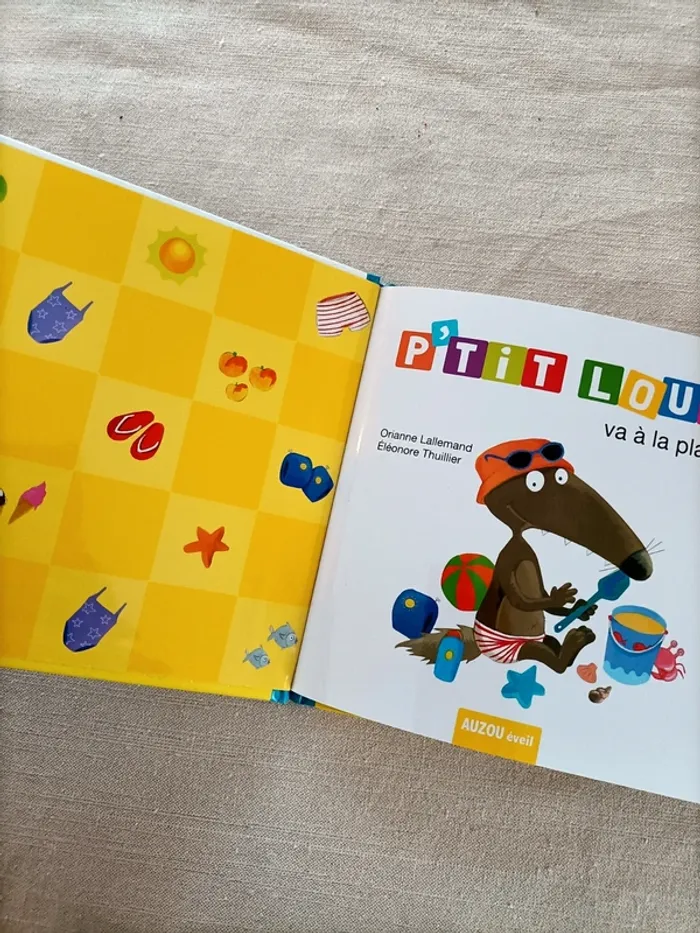 Livre P'tit Loup va à la plage - photo numéro 7