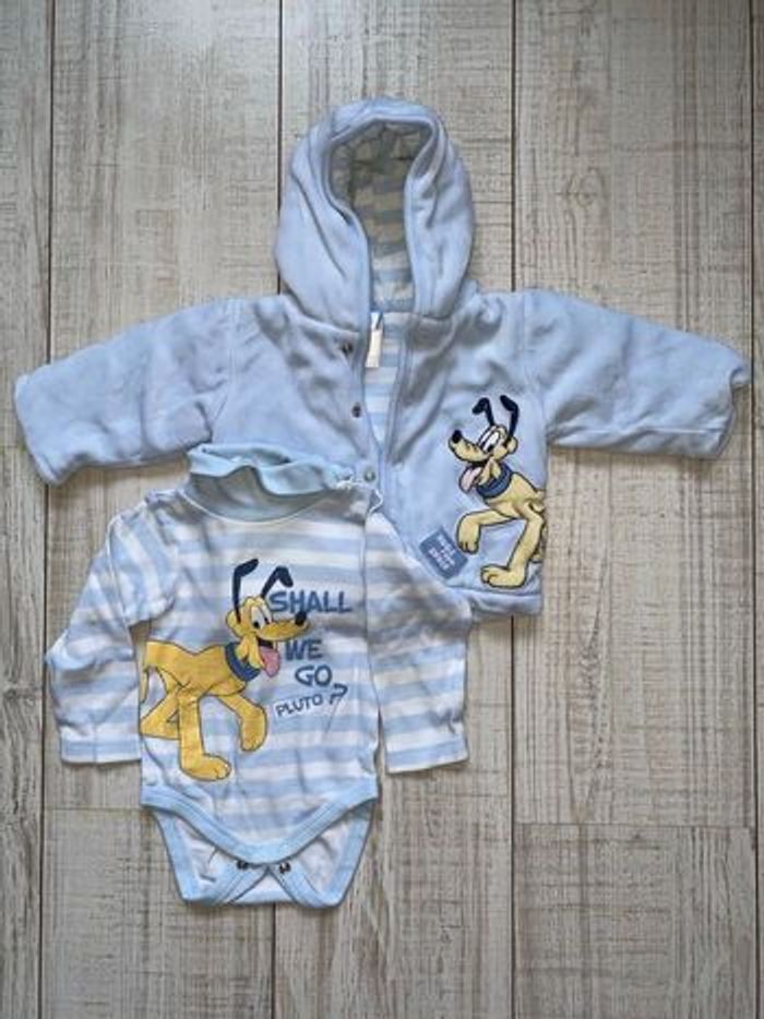 Lot blouson et body Pluto