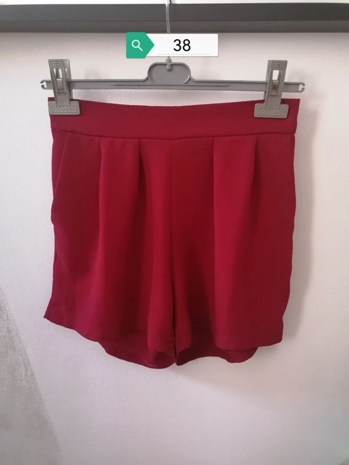 Short fluide bordeaux Zuiki 38