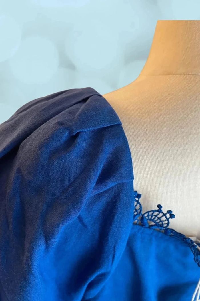 Blouse bleu électrique remise 60% - photo numéro 6