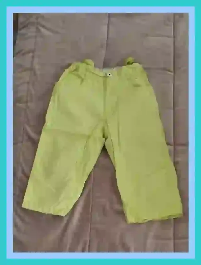 Pantacourt Inextenso auchan jaune fluo garçon 12 ans - photo numéro 8