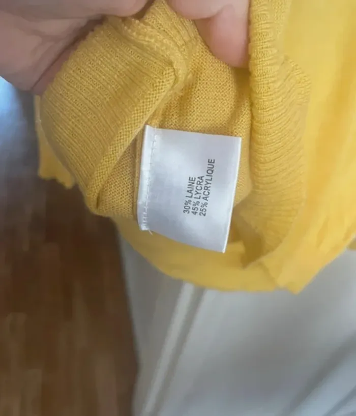 Pull contenant de la laine Y’coo - photo numéro 3