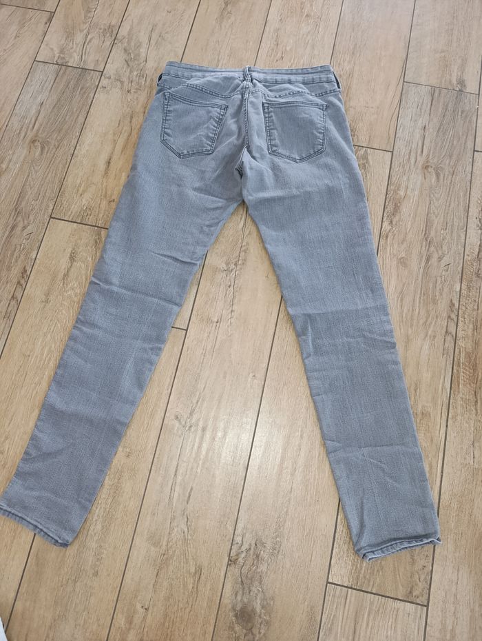 Jean gris skinny femme - photo numéro 2
