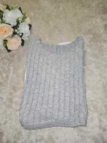Pull leger double matiere