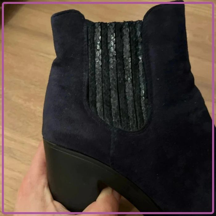 Bottines bleu 37 en très bon état - photo numéro 12