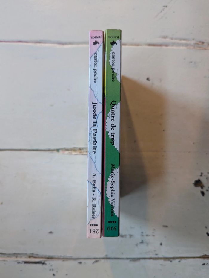 Lot de deux livres de poche : Quatre de trop et Jessie la Parfaite - photo numéro 3