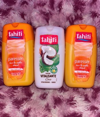 Lot de 3 gel douche coco et paresse sur le sable chaud