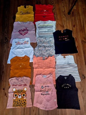 Lot de 13 tee shirts manches longues