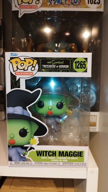Figurine funko pop Witch Maggie The Simpsons 1265 figure Threehouse of horror Halloween