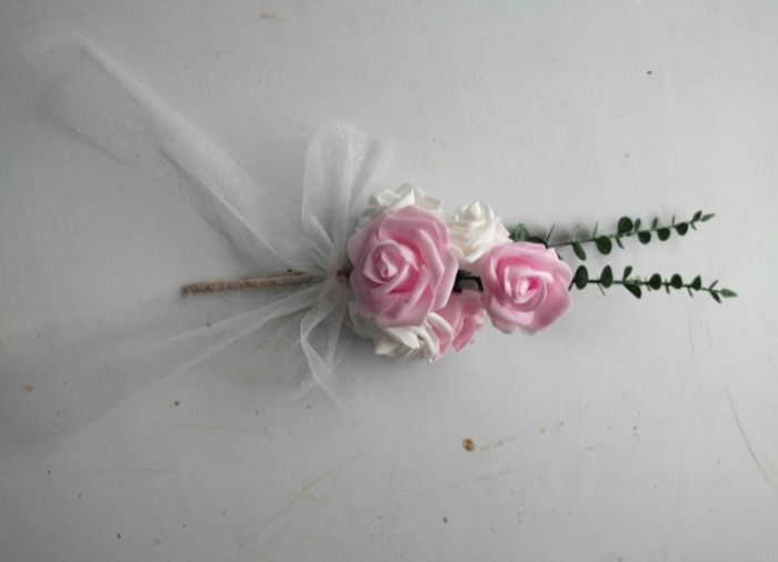 Bouquet rose eucalyptus