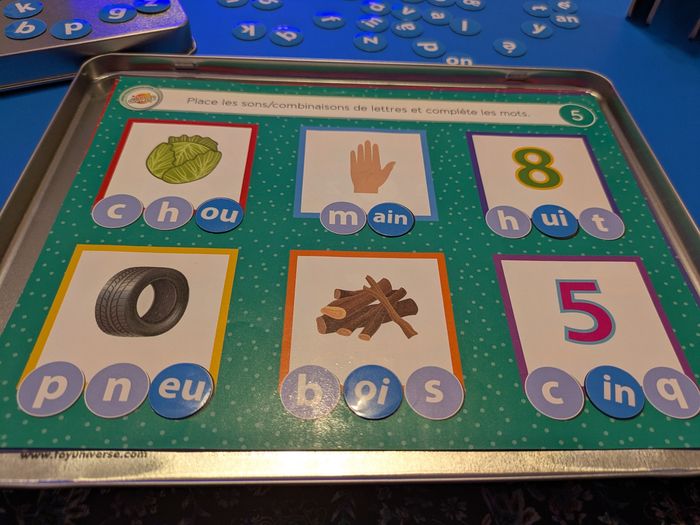 Jeu éducatif  "J'apprends les mots " avec des aimants - photo numéro 4