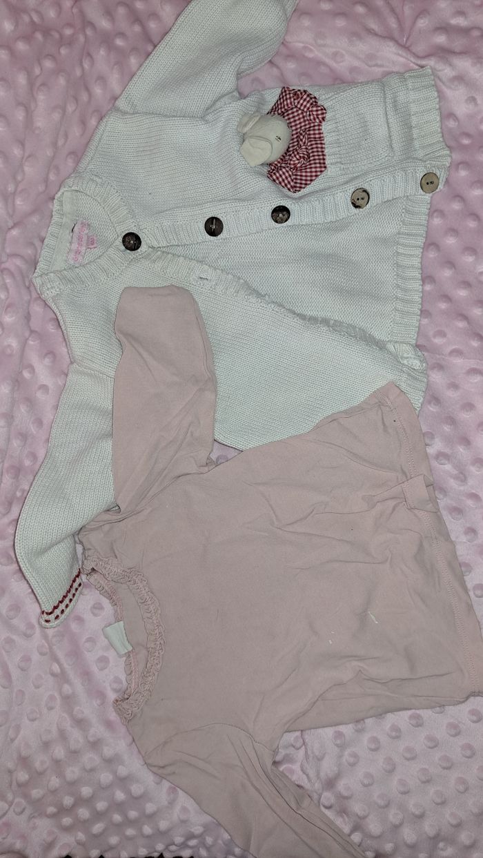 Pull + t shirt manche longue