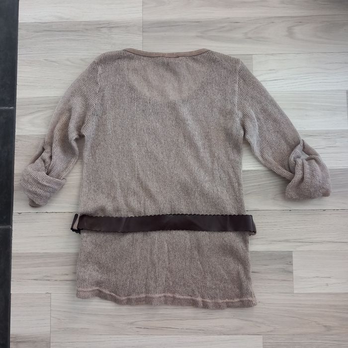 Pull femme avec ceinture avec cœur brodé Compagnie des Aventures taille M - photo numéro 8