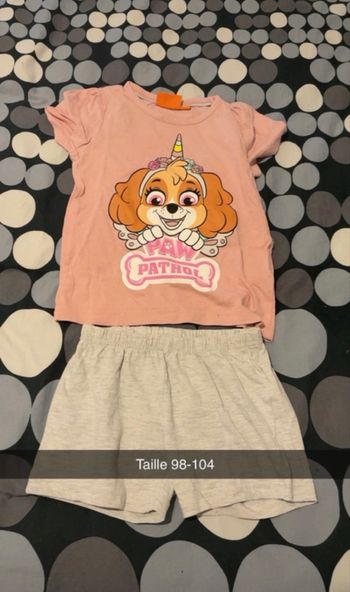 Pyjama 2 pièce fille