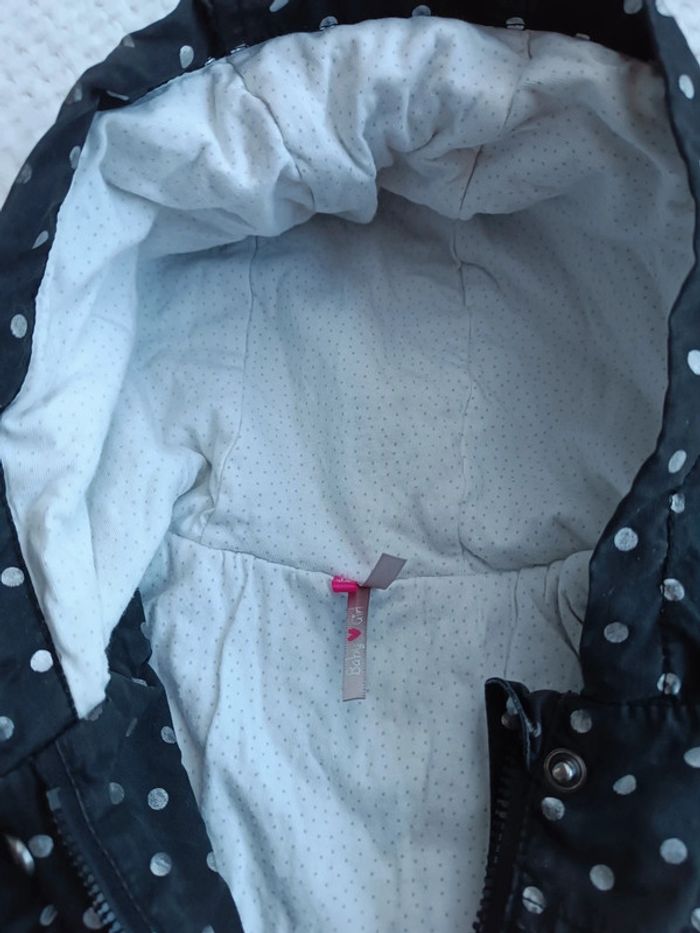 🔸Manteau Bleu Marine à Pois Argentés – Orchestra 12 Mois 🔸 - photo numéro 6